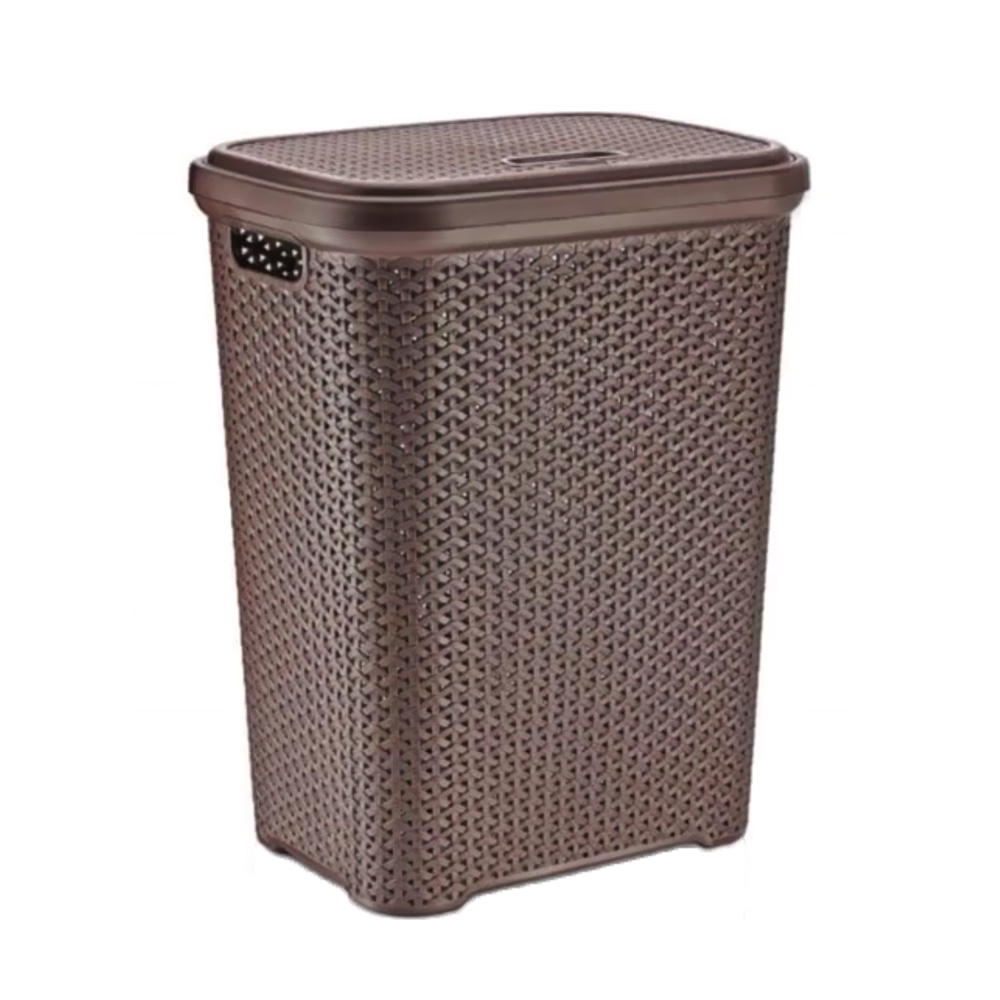 Cesto Multi Usos Ropa Tipo Rattan Grande Plastico