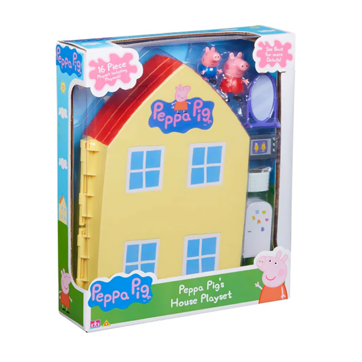 casa de peppa pig con tapete