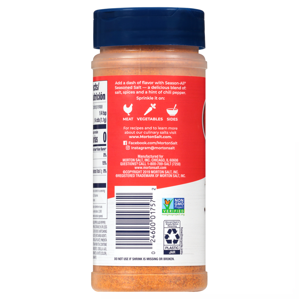 Morton Sazonador SeasonAll Seasoned Salt 450G / 16 Oz