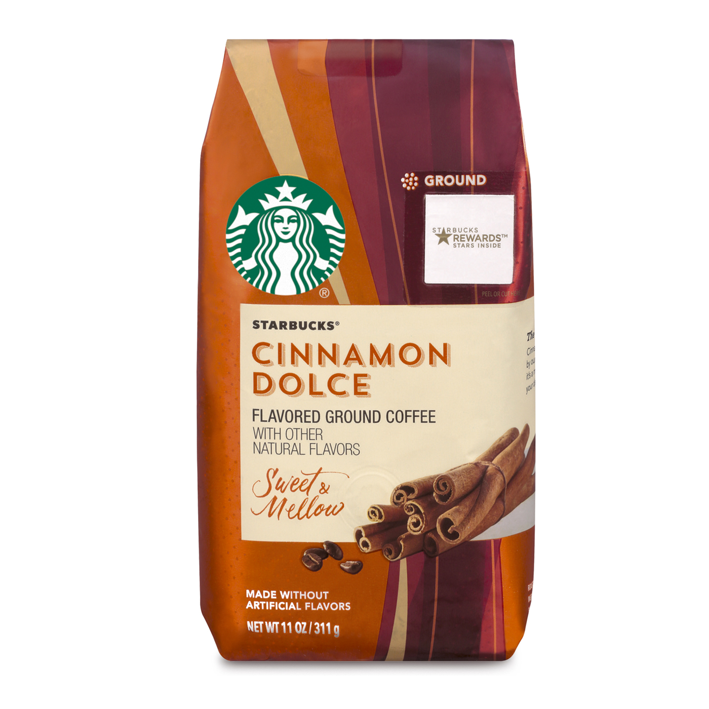 Starbucks Dark Roast Ground Cafe Canela Dulce